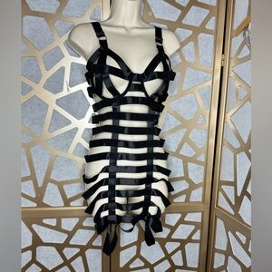 GONNA GET IT BANDAGE STRAP MINI DRESS NWT